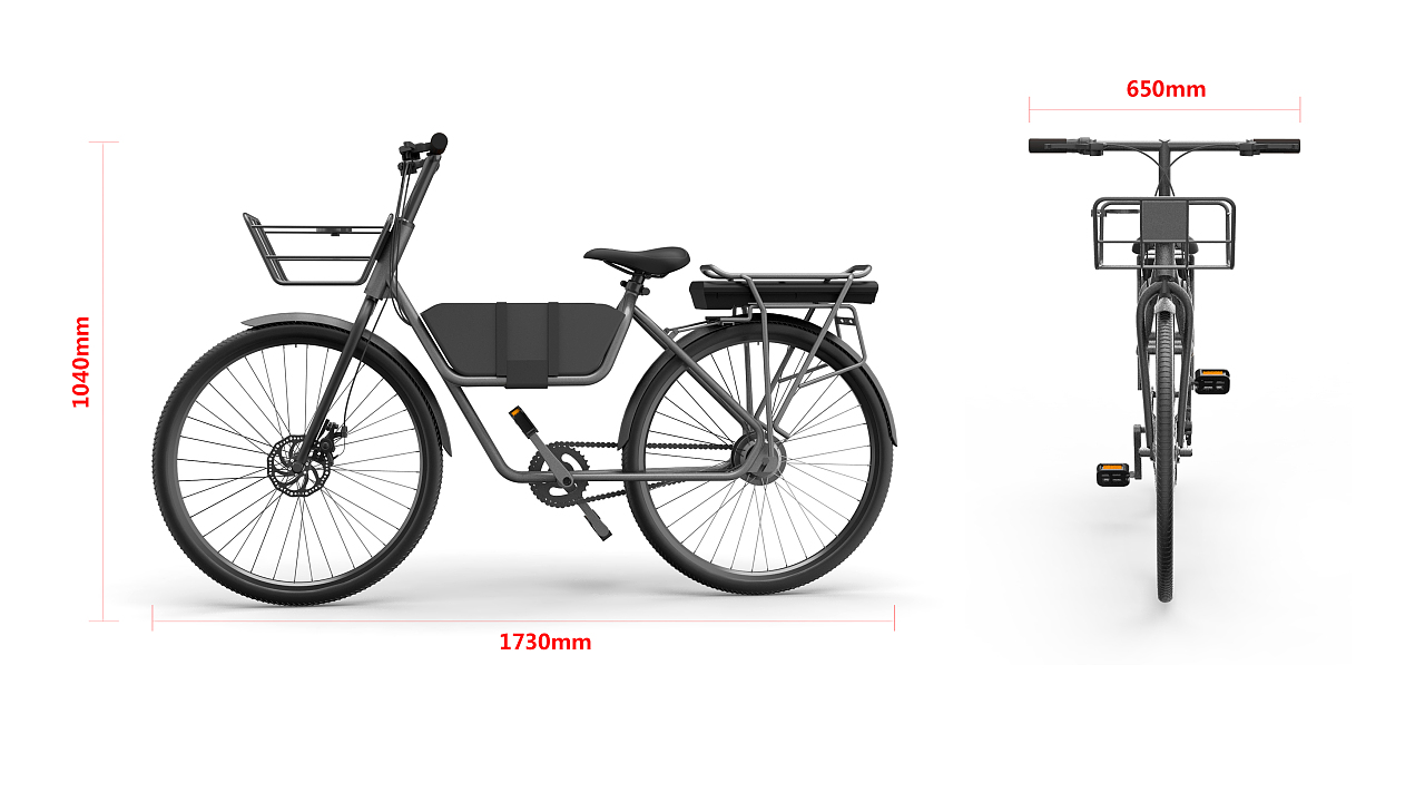 电动储物自行车